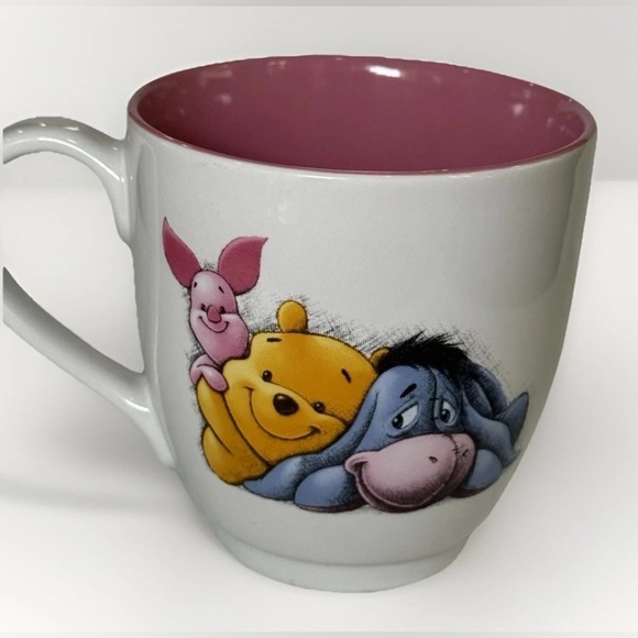Walt Disney World Winnie the Pooh Piglet Eeyore
White Pink Coffee Mug 4.5" Tall - Picture 1 of 5